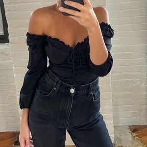 Reformation | Prose Top Corset Lace Up | Size 0